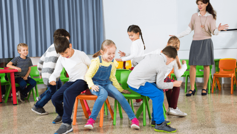 How to play an exciting, clever twist on musical chairs • Harmony Lodge